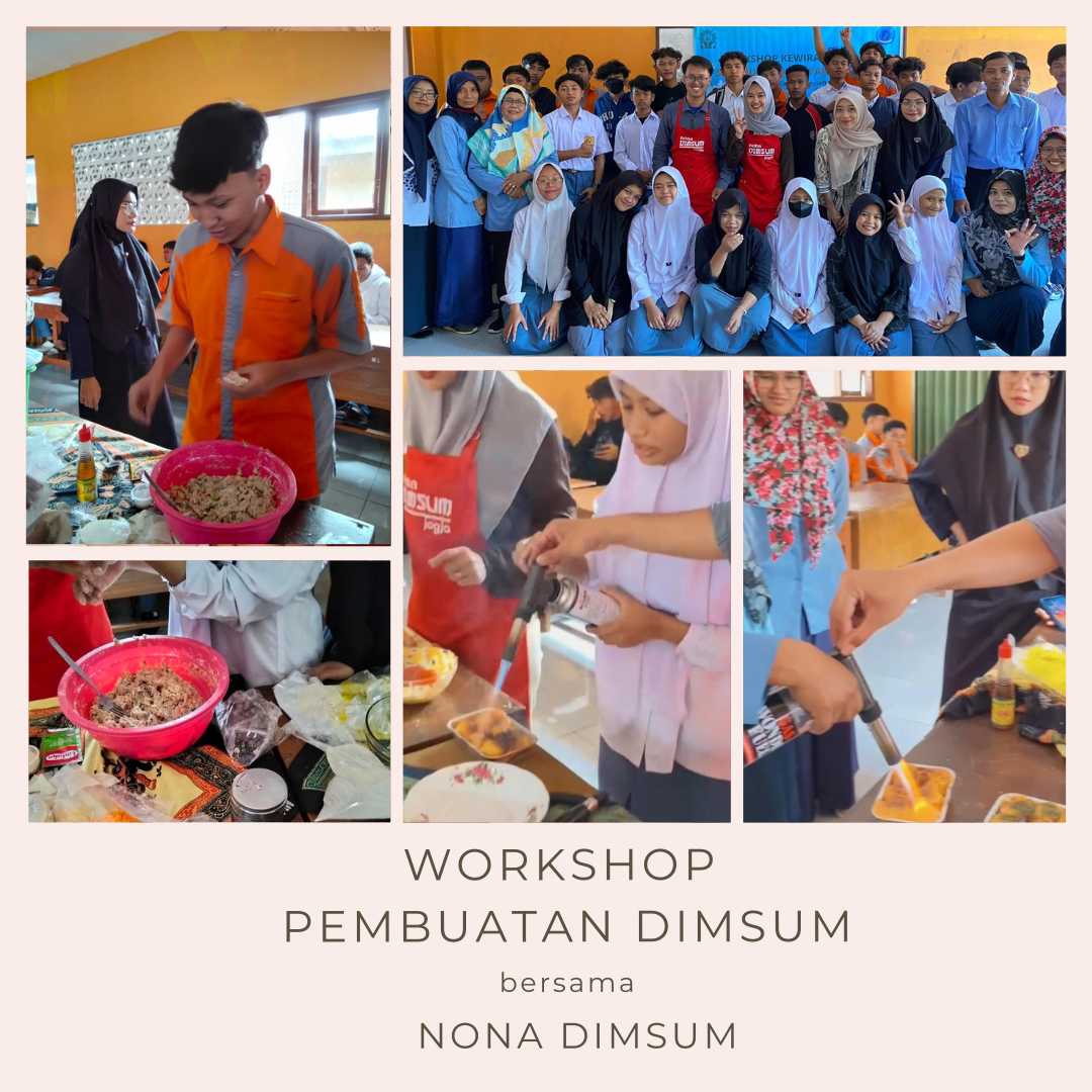WORKSHOP KEWIRAUSAHAAN PEMBUATAN DIMSUM BERSAMA NONA DIMSUM