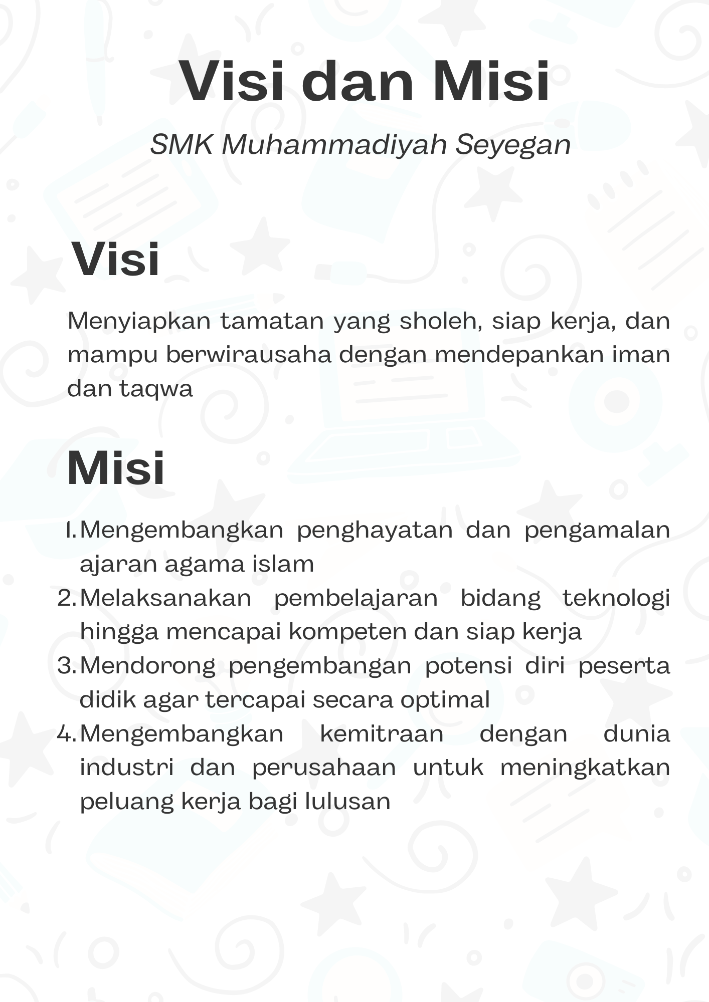 Visi dan Misi